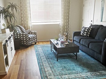 Living Room at San Stefano Townhomes in Chandler AZ 2021